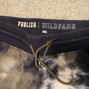 Publish Brand x Wildfang Tie-Dye Joggers Women's Small — Collab Zip Pocket Sweat